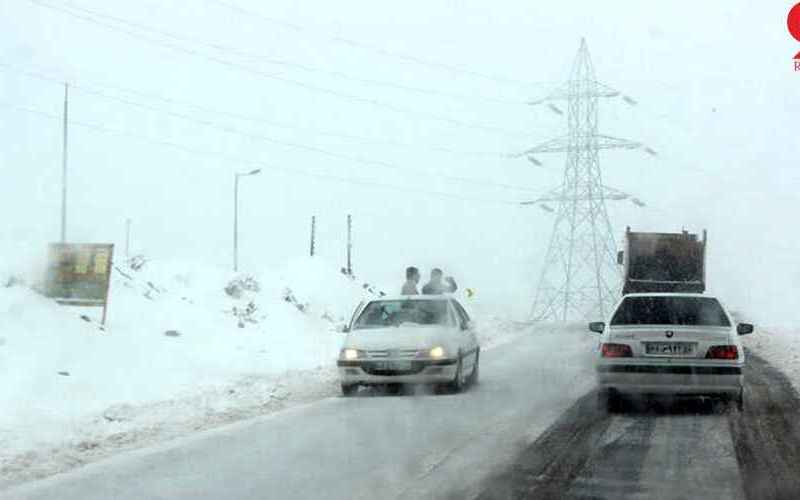 برف در جاده