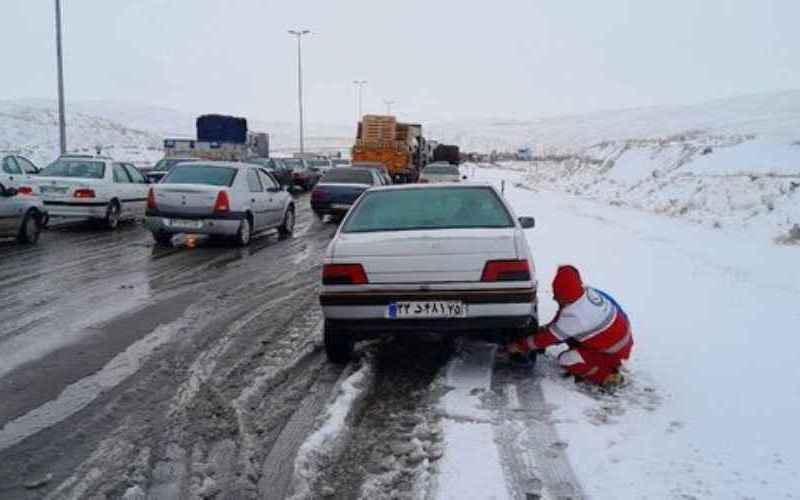 جاده برفی