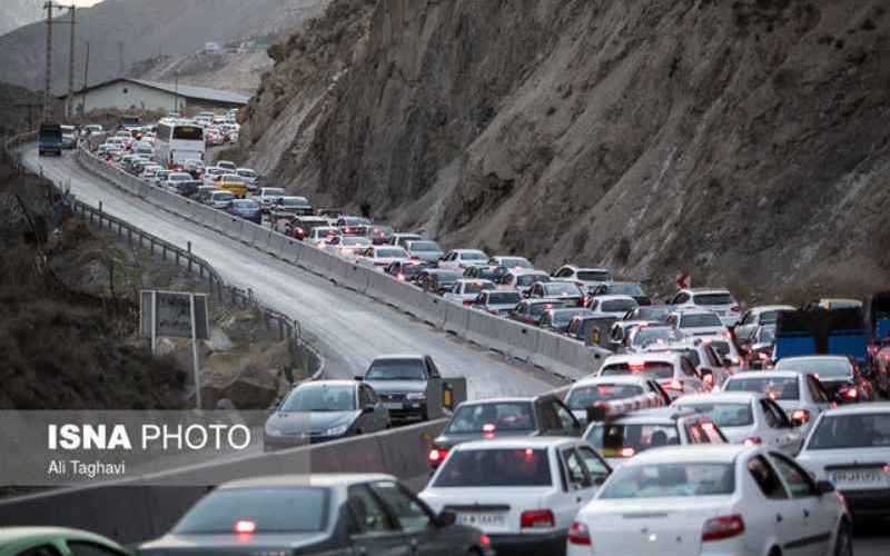 ترافیک نیمه سنگین در جاده‌های اطراف تهران