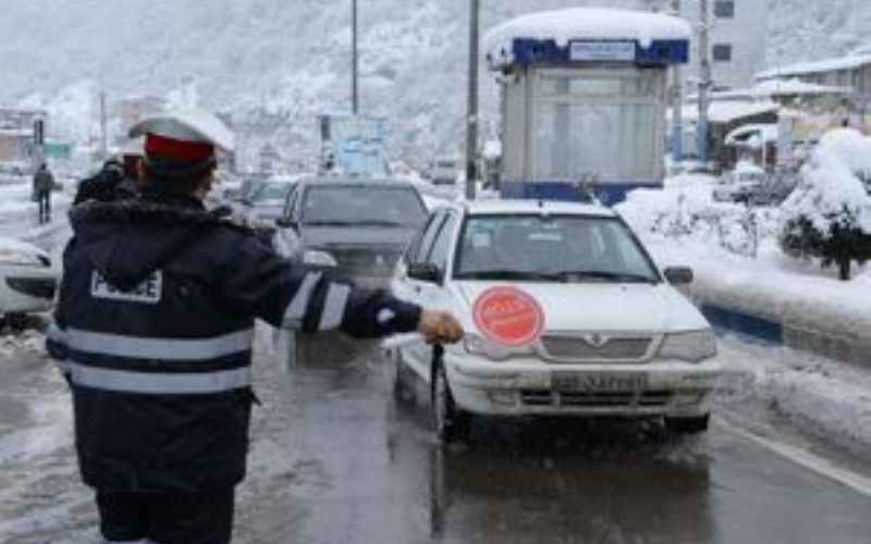 مسدود شدن چند محور اصلی کشور به علت کولاک