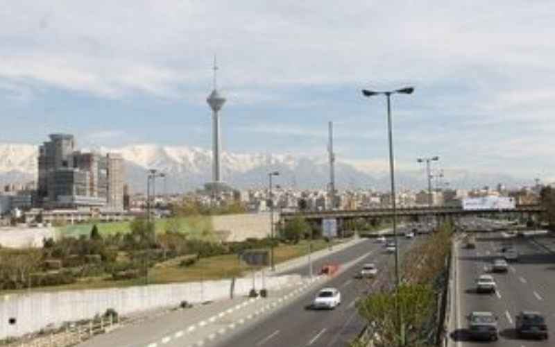 بارش پراکنده در تهران