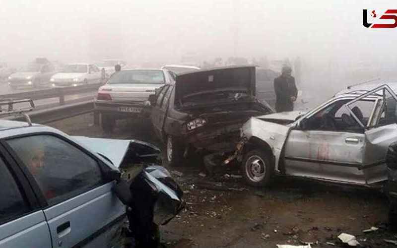 تصادف مرگبار در جاده بیجار جان 2 نفر را گرفت