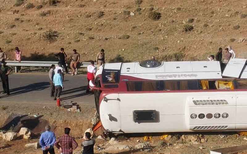 ۳۷۳ فوتی و ۱۰۵۰۰ مصدوم در تصادفات نوروزی/ خستگی راننده علت واژگونی مرگبار اتوبوس در جاده شیراز