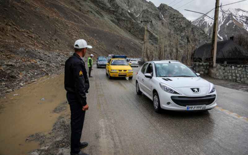 جاده چالوس و آزادراه تهران به سمت شمال یکطرفه شد