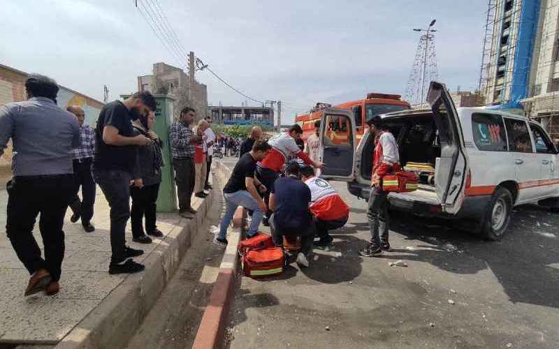 ۱۴ مصدوم در حادثه انفجار یک آپارتمان مسکونی در سمنان 