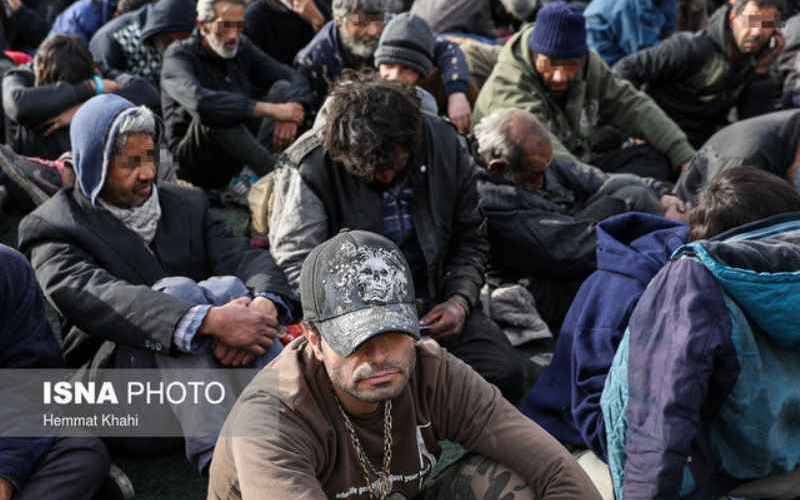 جمع‌آوری بیش از ۲۶۰۰ معتاد متجاهر در غرب تهران/ بازداشت ۱۸۳۹ موادفروش