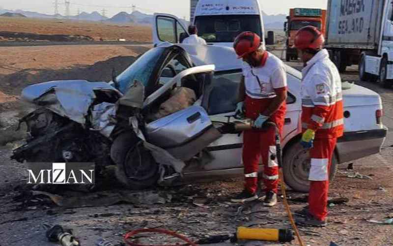 ۹ مصدوم در تصادف خودرو حامل اتباع افغانستانی در کرمان 