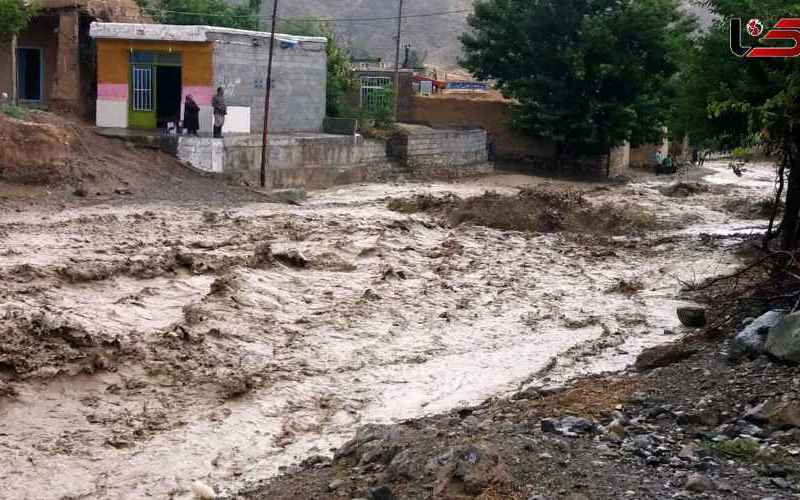 فیلم خسارت سیل به ۲۰ روستای صالح آباد خراسان رضوی