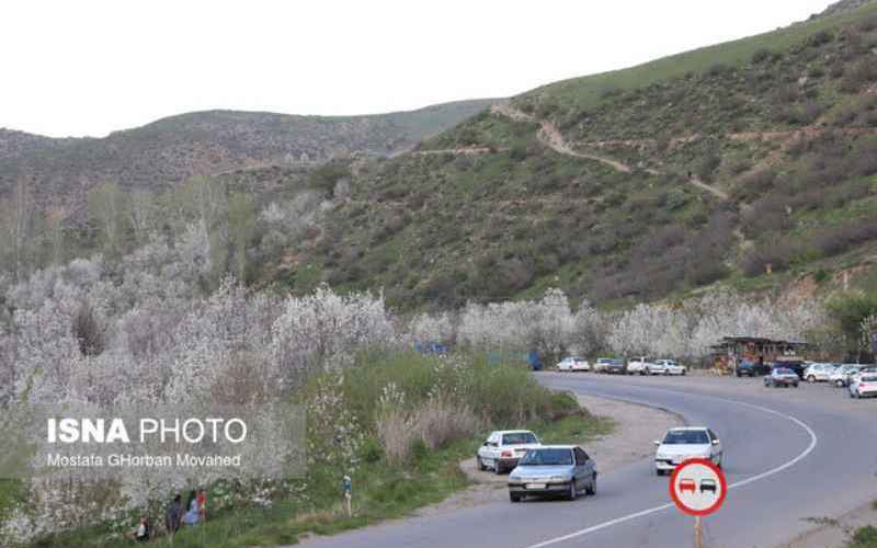 بارش باران در جاده‌های ۳ استان کشور/ ترافیک پرحجم ۵ محور در غرب تهران