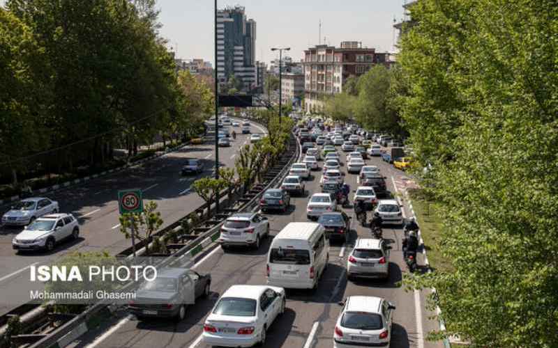 ترافیک صبحگاهی معابر تهران در صبح روز سه‌شنبه چگونه بود؟