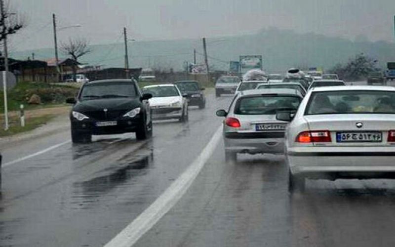 جاده بارانی