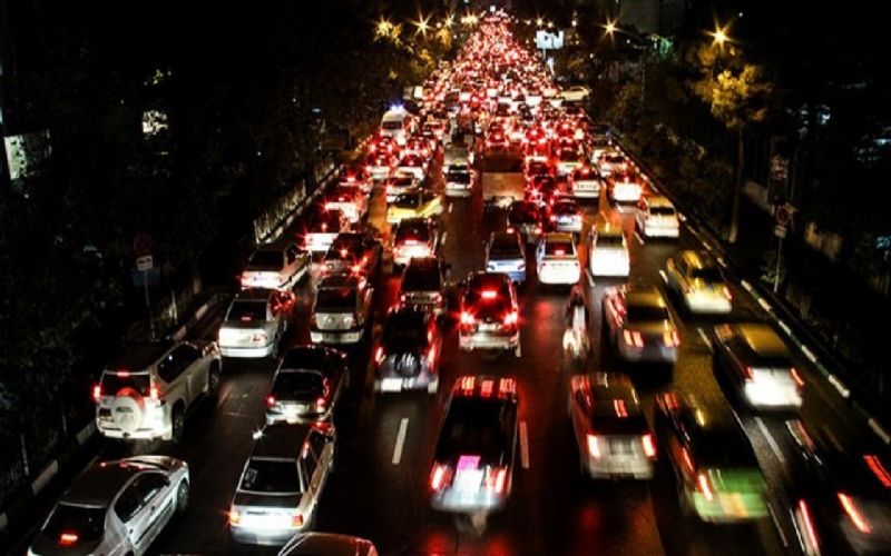  افزایش ترافیک عصرگاهی در معابر و بزرگراه‌های تهران 
