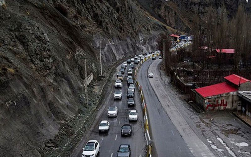  جاده چالوس از ساعت ۱۵ امروز یکطرفه می‌شود 